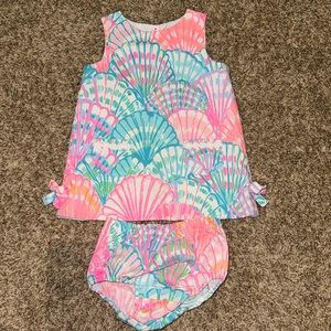 18-24 month Lilly Pulitzer Dress and diaper cover